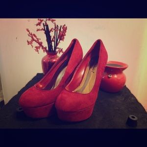 Breckelles Suede Wedges Size 6